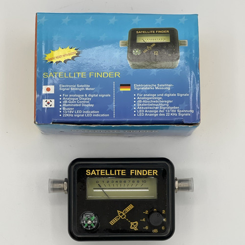 Satellite Signal Finder - Analog Dish  Strength Meter Buzzer 22khz 950-2150Mhz