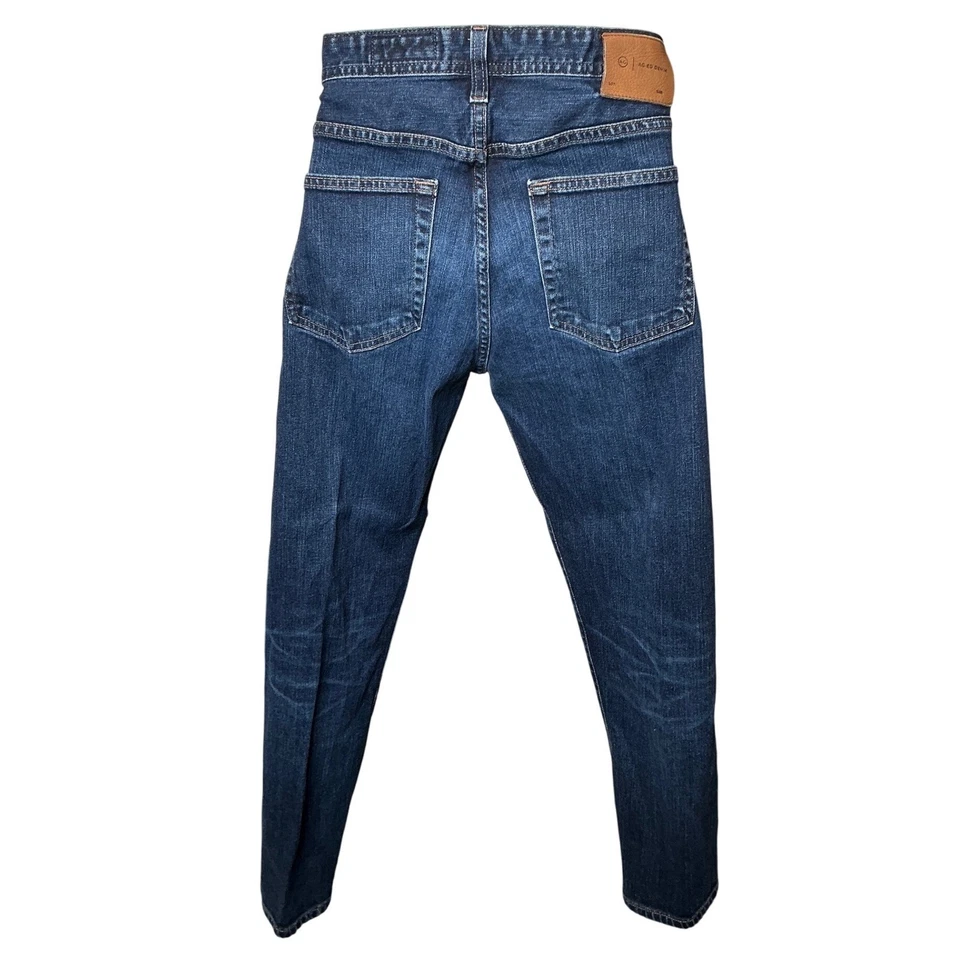 Pantalones de mezclilla ajustados modernos Tellis de AG Adriano Goldschmied para hombre talla 33x33 lavado oscuro Foto 2 de 4