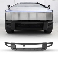 Front Bumper Face Bar Lower Grille Guard Cover For 2024 2025 Tesla Cybertruck