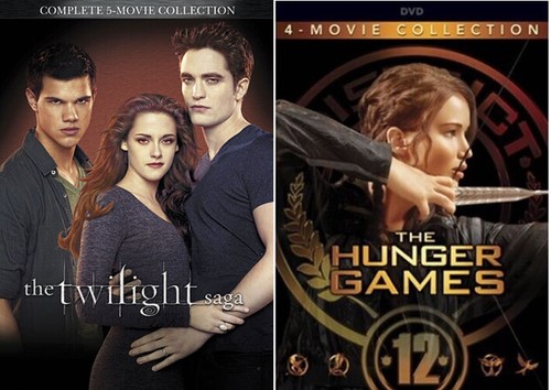 TWILIGHT 5 DVD Collection & THE HUNGER GAMES 4 DVD Collection 9 DVD Set New - Picture 2 of 4