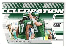 2025 Score DAVANTE ADAMS 'CELEBRATION' INSERT CARD! NY JETS