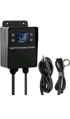 Digital Temperature Controller with Accessories, Black , 110V NIB