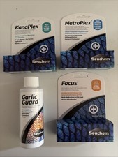 Aquarium Treatment Bundle Garlic Guard Metroplex Kanaplex Focus 500ml 5g