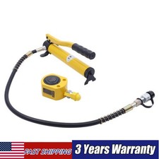 Car Floor Hydraulic Jack Low Profile 20 Ton Lift Heavy Lifting Steel Hand Pump