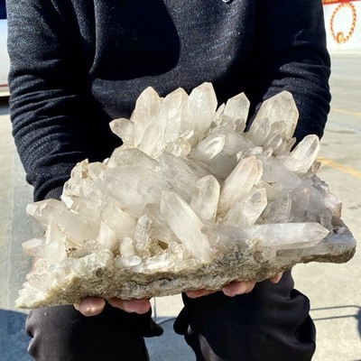 26.5LB A+++ Large Himalayan top quartz clusters/mineral samples -