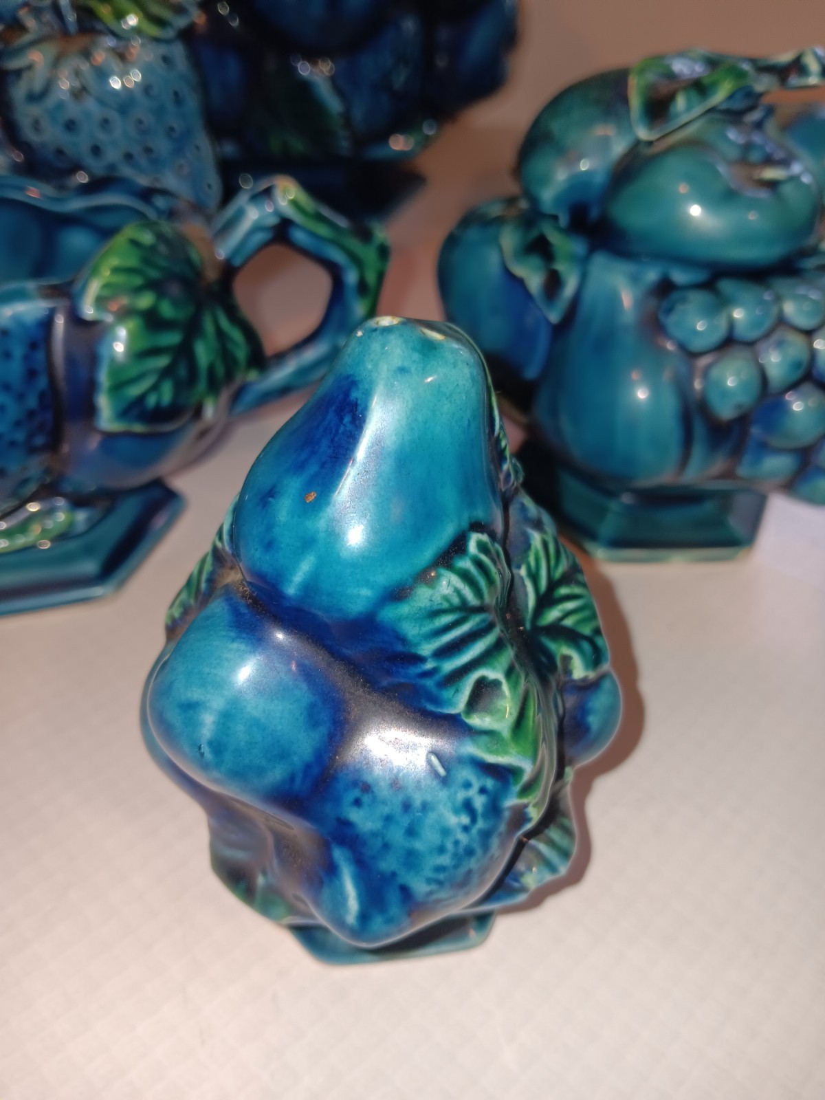 Inarco Japanese Indigo Blue Ceramic Dish Set