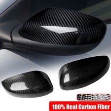 2x Real Carbon Fiber Side Rearview Mirror Caps Cover For Mazda Rx-8 2004-2011