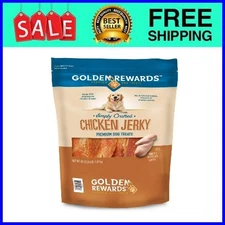 Golden Rewards Chicken Flavor Premium Dry Jerky Treats for All Dogs, 64 oz