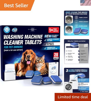 #ad #ad Washing Machine Cleaner Pro Tablets for Pet Owners 28 Pack Front amp; Top Loa... $35.98