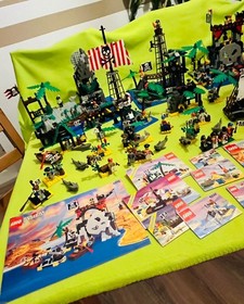 LEGO 30x Pirates Sets Collection 1989-1997 - 6281 6285 6254 6248 6244 6204 1863