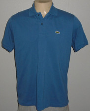 Lacoste Blue Short Sleeve Polo Shirt Men Size 6
