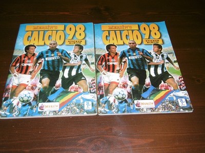 TWO ALBUM OF MERLIN FOOTBALL 98 FIGURINES WITH A TOTAL OF ABOUT 750 FIGURINES