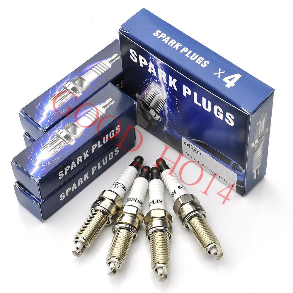 4x CNPAPC Iridium Spark Plug 18846-11070 SILZKR7B11 For Hyundai Elantra SANTA FE