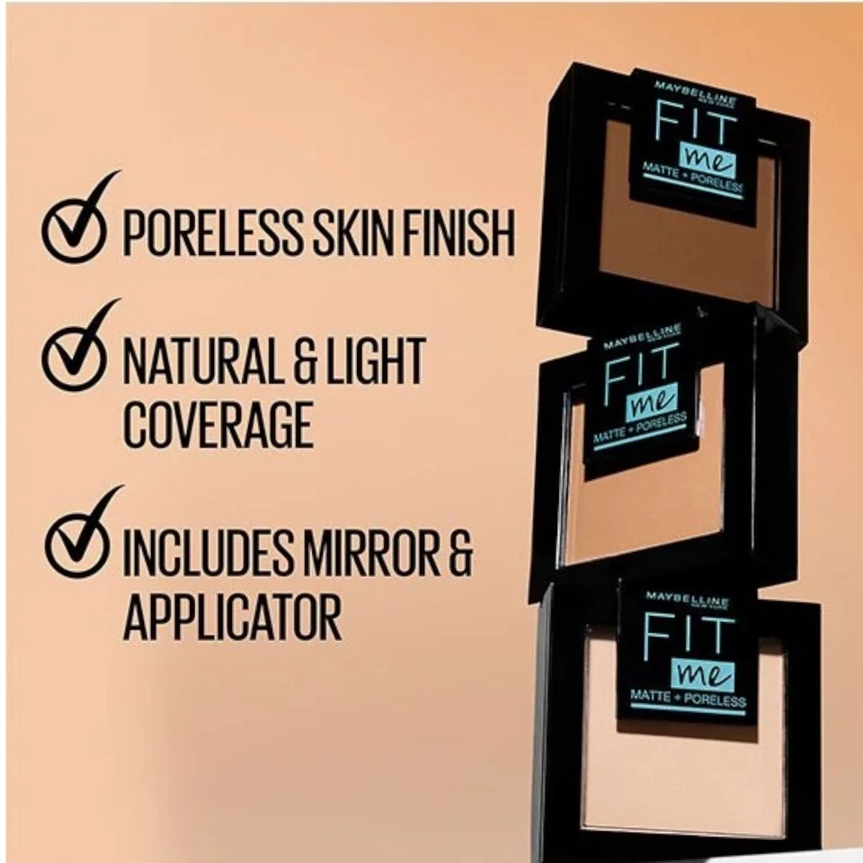 Maybelline Fit Me Matte Poreless Pressed Powder Choose Your Shade - Image 2 of 4