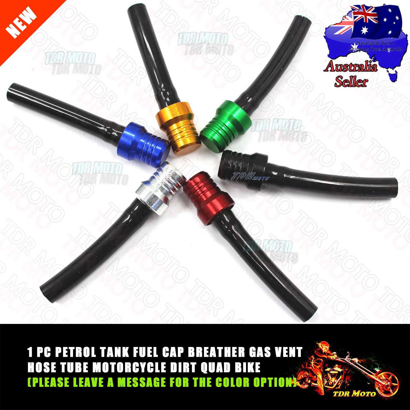 Gas Petrol Fuel Tank Cap Vent Valve Breather For Dirt Pit Bikes SSR