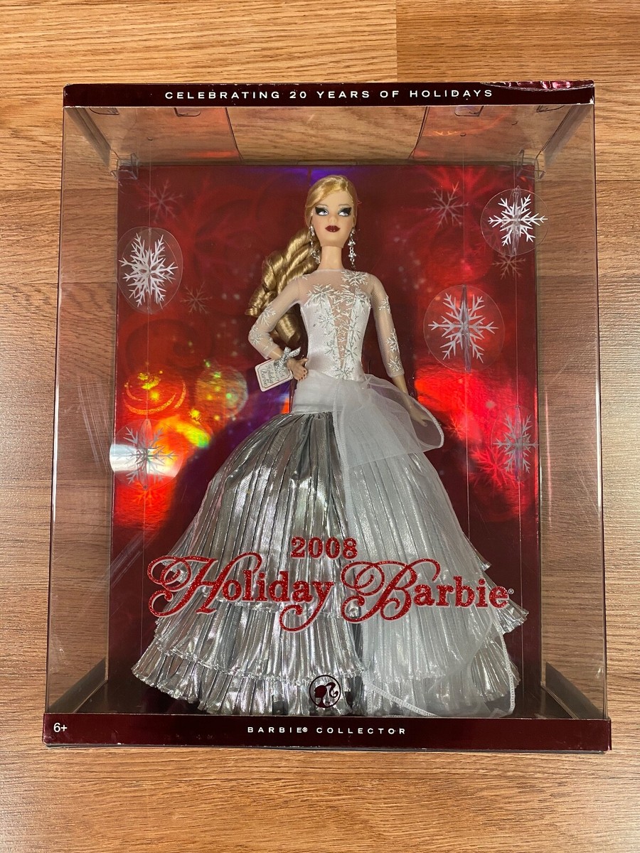 Rare Vintage 2008 Mattel Holiday Barbie Doll N5862 NEW in BOX