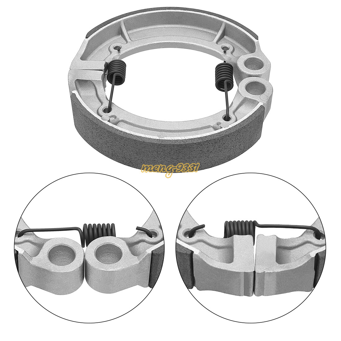 Rear Brake Drum Hub Shoes Cover Kit for Yamaha Wolverine 350 YFM350X 2006-2009