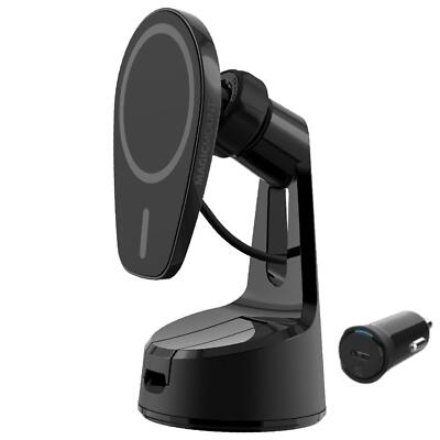 Scosche Magicmount Charge Armaturenbrett Magsafe QI Drahtlos Ladung Phonemount 
