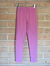 NEW Agnes and Dora LEGGINGS Grape Womens XS Solid Color Print