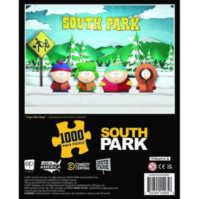 Usaopoly Inc South Park Paper Bus Stop 1000 Piece Puzzle | eBay