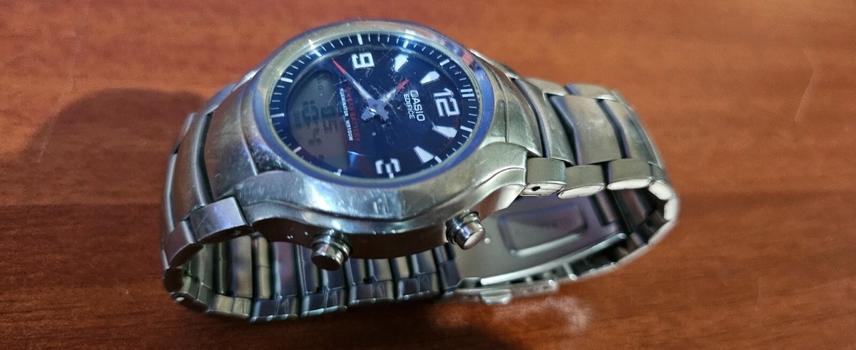 Montre-bracelet Casio Edifice EFA-112 - Modèle Pour Homme/femme - État D'occasion - Voir Photos Pour Détails