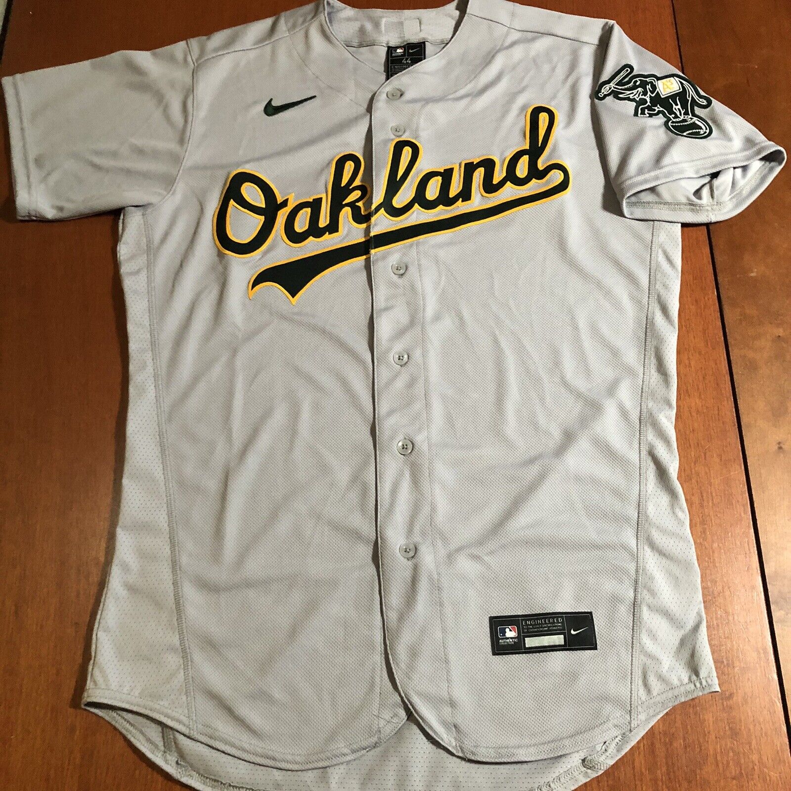 Men's Nike White Oakland Athletics Home Authentic Team Jersey