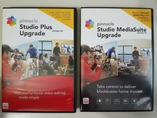 Lotto 4 dischi Pinnacle Studio Plus Upgrade & MediaSuite versione 10 con codice seriale