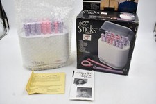 Conair Hot Sticks HS19D 20 Flexible Rollers Curler 2 Sizes Box 80's Pageant VTG