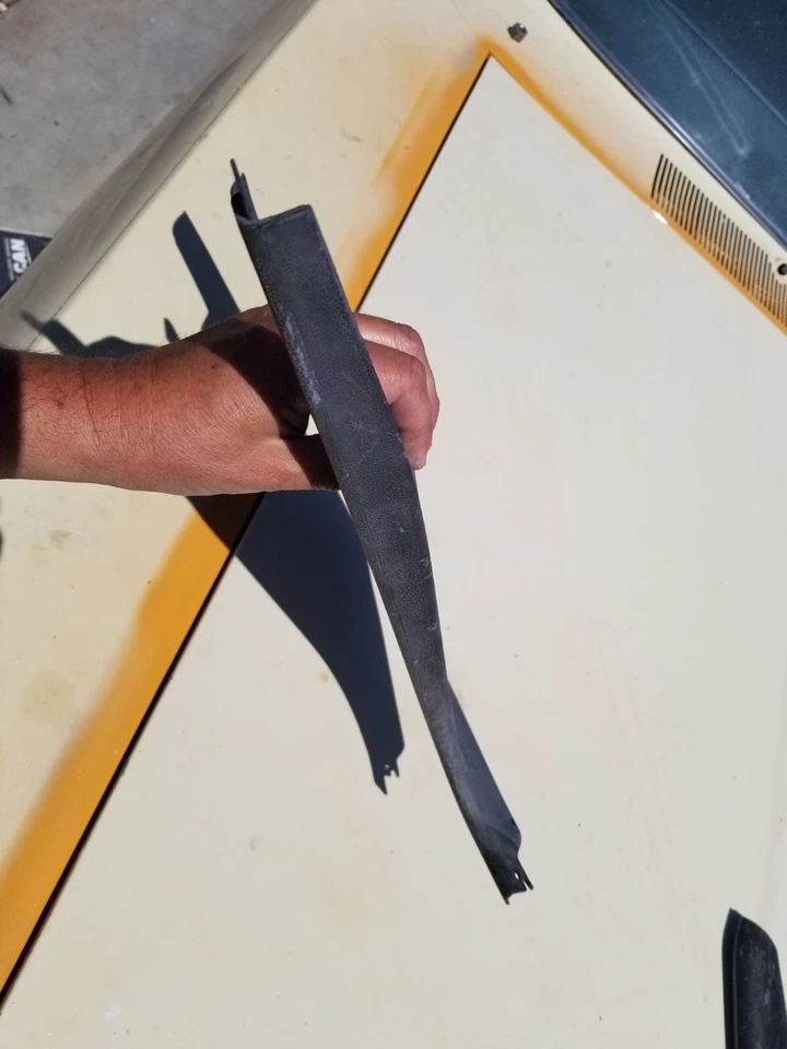 1970 1971 1972 1973 1974 Dodge Challenger Plymouth Cuda panel de retroceso izquierdo negro 70 Foto 4 de 4