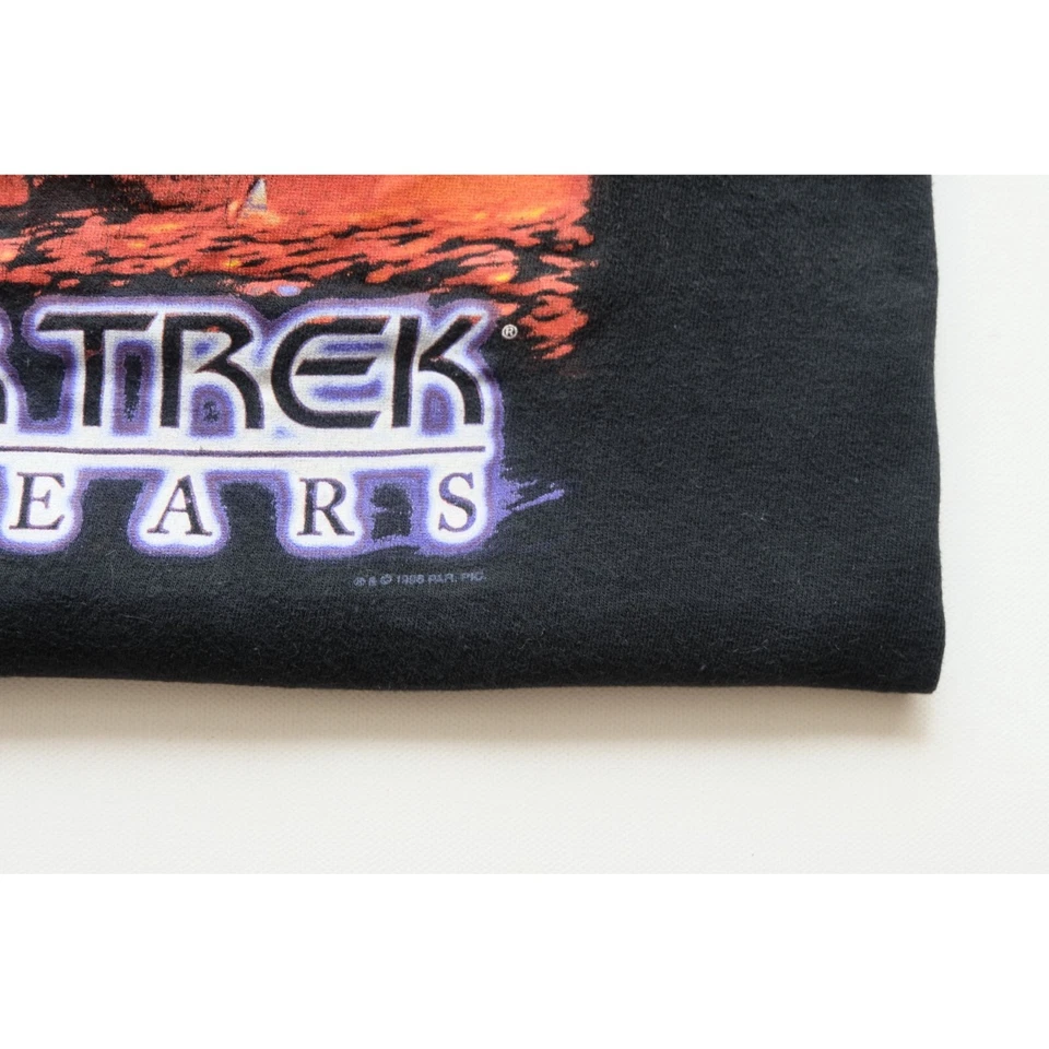 STAR TREK 30 YEARS PARAMOUNT PICTURES VTG 90s MOVIE PROMO T SHIRT SZ XXL 1995 - Image 4 of 4