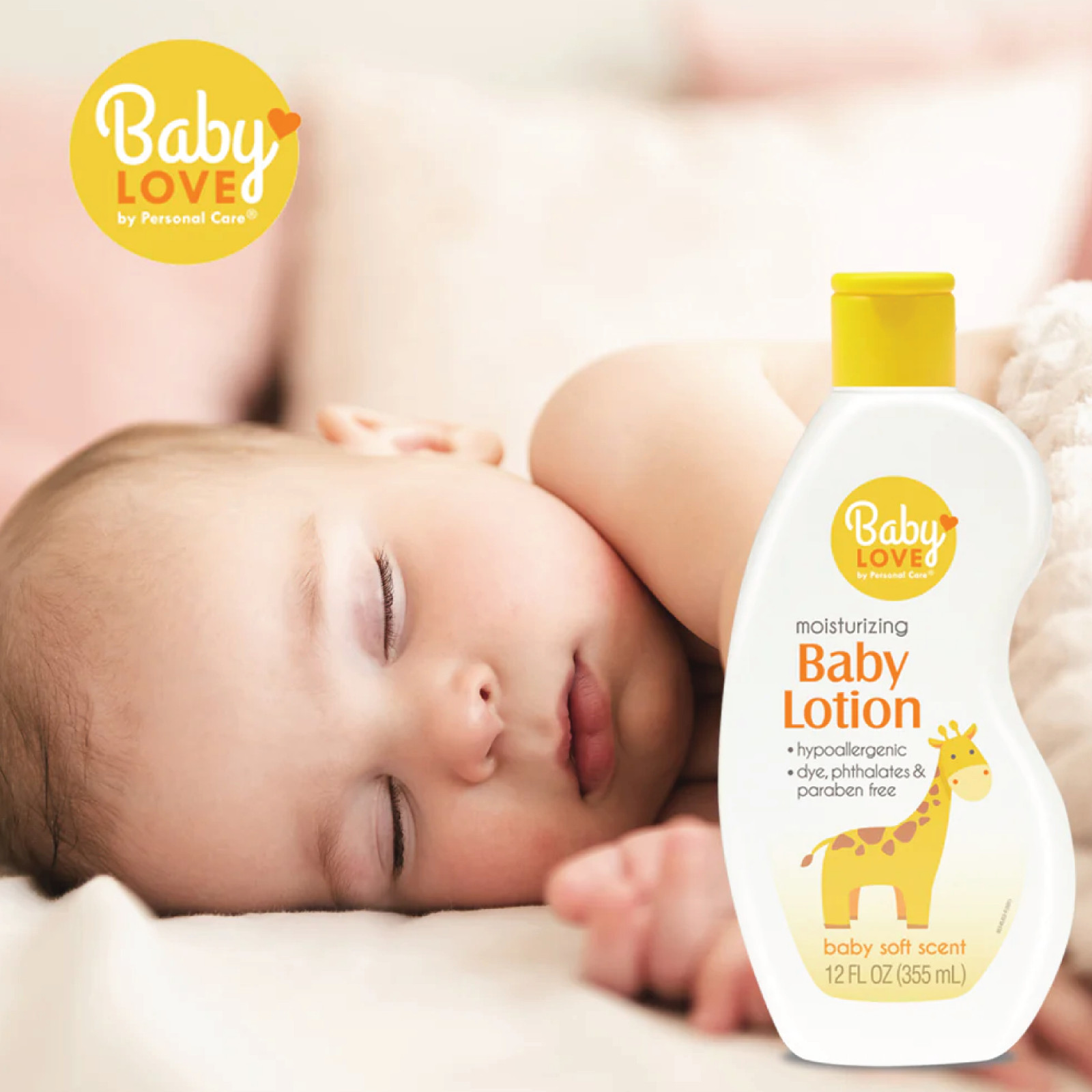 12x Bottles Baby Love Baby Soft Scent Moisturizing Lotion | 12oz | Fast Shipping