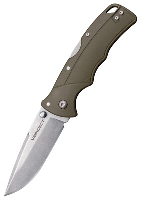 Cold Steel Taschenmesser Verdict, Spear Point, 4116SS, OD Green Griff Folder