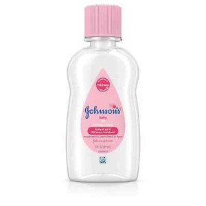 Johnson's Baby Oil, Pure Mineral Oil to Prevent Moisture Loss, Hypoallergenic...