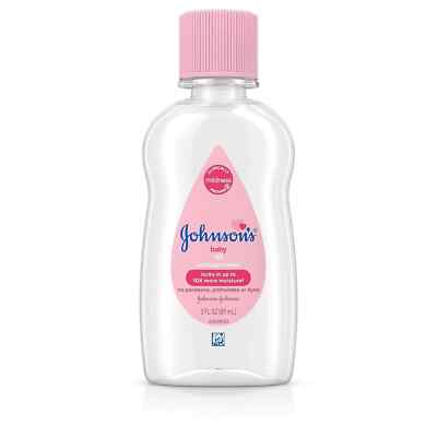 Johnson's Baby Oil, Pure Mineral Oil to Prevent Moisture Loss, Hypoallergenic...