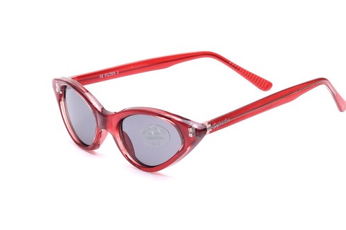 Sonnenbrille Cat Eye Damen Rot Mode Fashion Retro Sylvestro Trend Butterfly - Picture 3 of 4