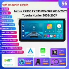 For Lexus RX300 RX330 RX400H 10.33'Android Car Radio GPS CarPlay6+64G BT5.0 DSP