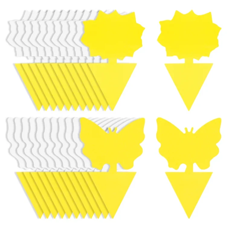 Gelbsticker Trauermücken Gelbtafeln Insektenfalle Stück Falle Kleber Gelbfalle - Bild 2 von 4