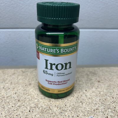 Nature's Bounty Iron 65 mg 100 Tabs