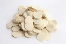 .30-.39 CAL. 7/8" ROUND .005" THICK DRY SHOOTING PATCHES / QTY. 1000 / EMSS3051T