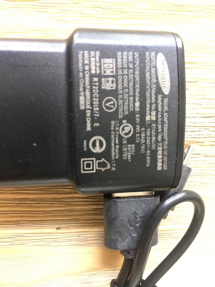 Samsung Travel Wall Charger ETA0U60JBE with Detachable Micro USB Cable (Black) - Image 4 of 4