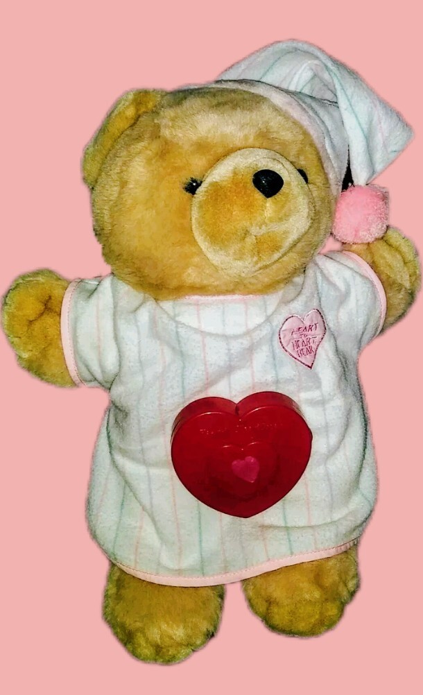【USED】heartful teddy bear pajamas Amazon.com: Satin Heart PJ's with Heart Slippers Teddy Bear