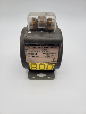 Westinghouse Electric 4460A30G9 Current Transformer 800:5 5 Amp 10KV CMF 60HZ