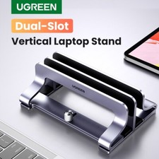 UGREEN Vertical Laptop Stand Holder Aluminum Foldable Stand For Macbook Tablet