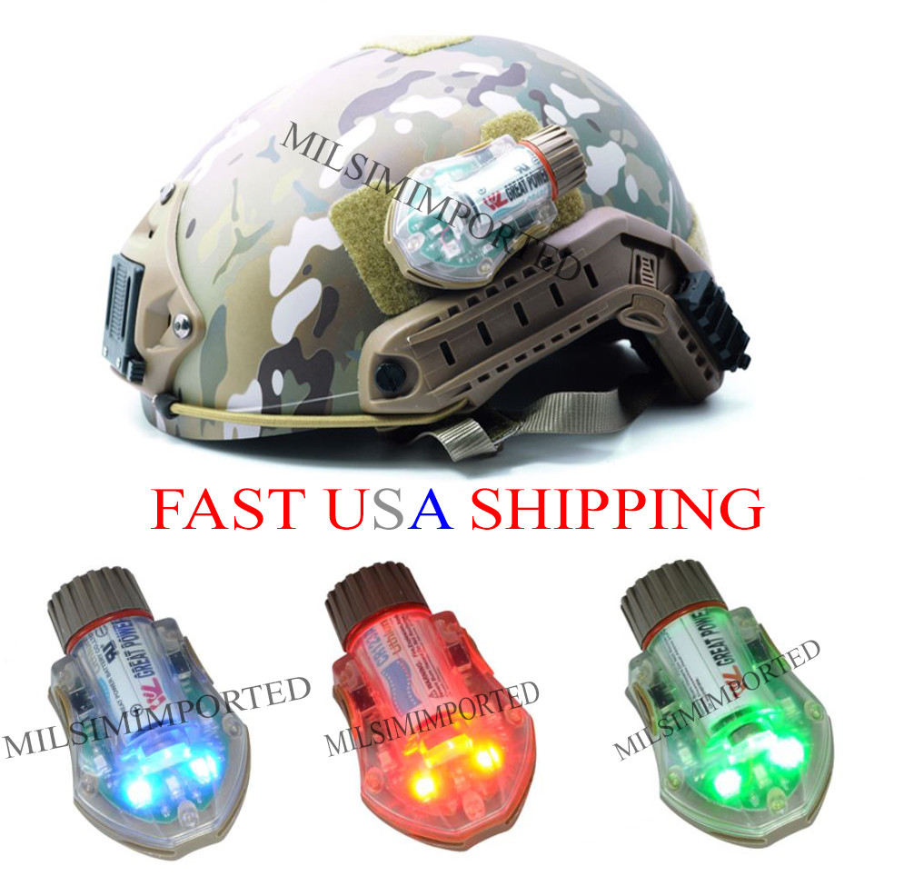 FMA Manta Style Tactical IFF Visible + Infrared Light Helmet Strobe