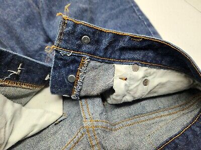 True Vintage 70s #6 Button Levi 501 Little e Selvage Jeans True Vintage 70s #6 Button Levi 501 Little e Selvage Jeans