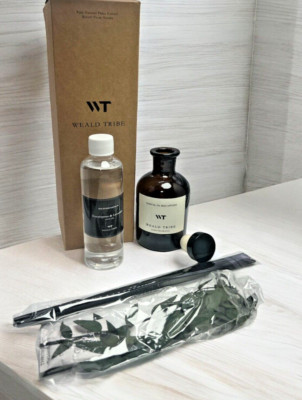 Flower Reed Diffuser Set Eucalyptus & Lavender Scent for Bathroom Accessories