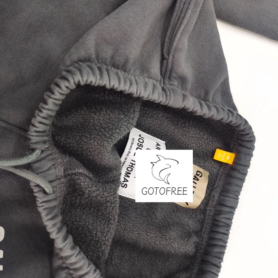 GOTOFREE MENS ELASTIC WAIST SWEATPANTS LOOSE CASUAL PATCHWORK TROUSERS PANTS - Image 3 of 4