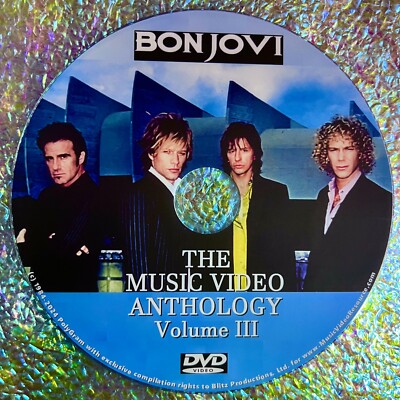 BON JOVI The Music Video Anthology 1984-2009 4 DVD Set (Jon BON JOVI The Music Video Anthology 1984-2009 4 DVD Set (Jon