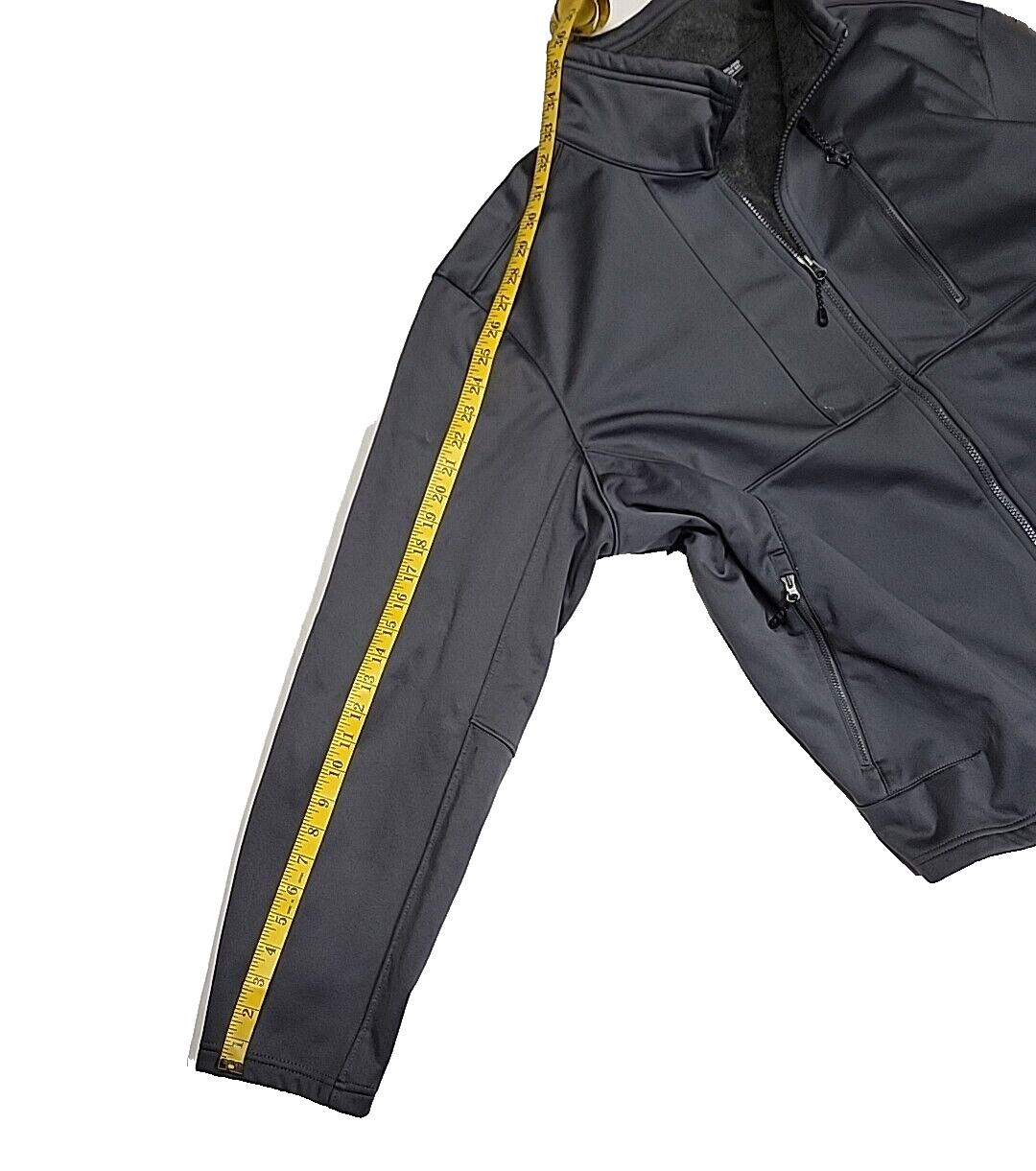 Swiss Tech Fleece Lined Softshell Activewear Gray… - image 7