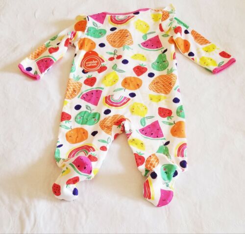 Baby Girls sleep&play sleepwear bodysuit Romper jumpsuit outfits.Size 3-6Months - Picture 3 of 5